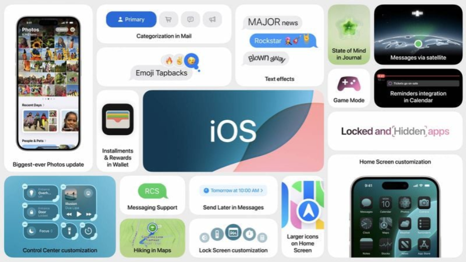 Apple представила iOS 18. Что нового