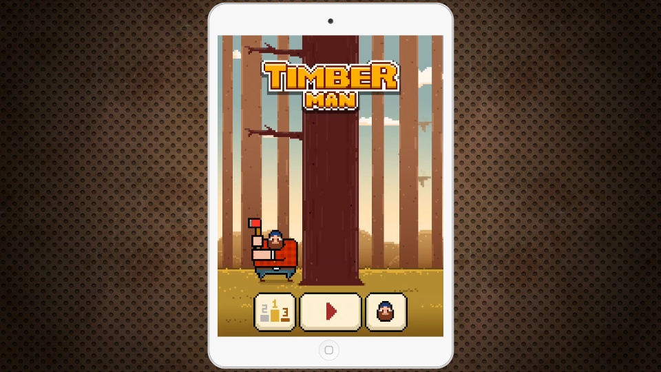 Рубим дрова в игре Timberman [Обзор]