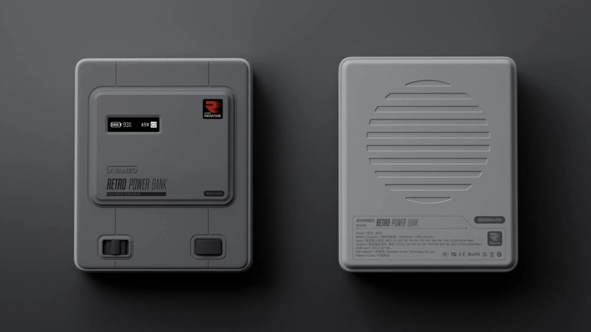Вышел внешний аккумулятор Ayaneo Retro Power Bank в дизайне культовой консоли Nintendo