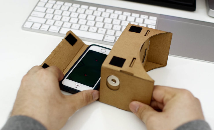 Очки виртуальной реальности 3D для Google Cardboard, 2 шт., 6 дюймов