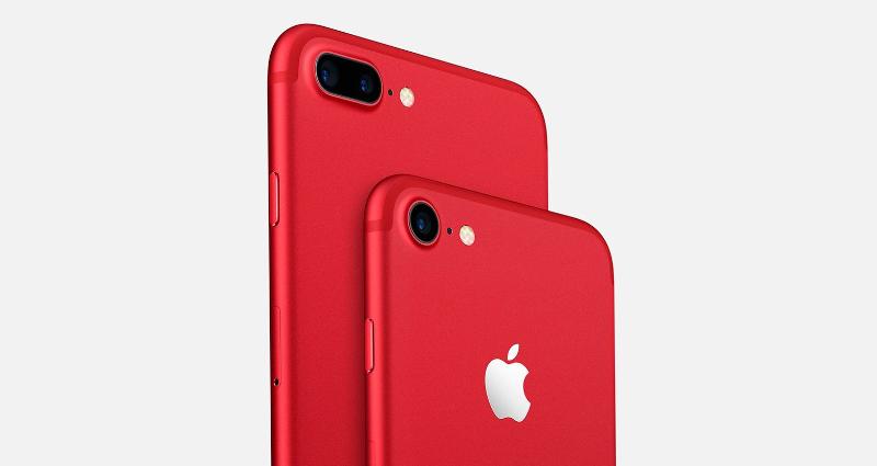 9 апреля Apple представит красные iPhone 8 и 8 Plus