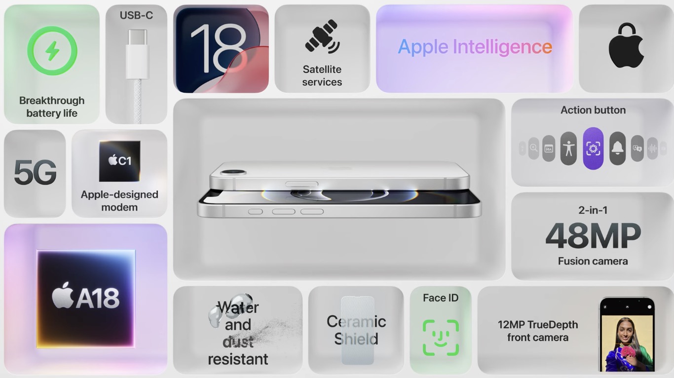 Apple поделилась видео с презентацией iPhone 16e