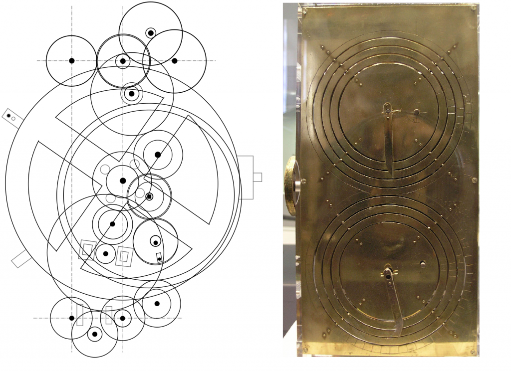 Сложное устройство. Антикитерский механизм реконструкция. Антикитерский механизм чертежи. Антикитерский механизм рентген. Антикитерский механизм полная реконструкция.