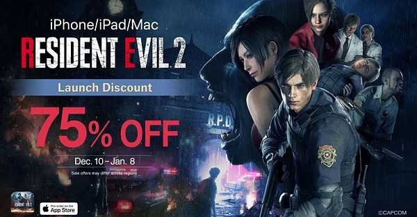 Resident Evil 2 вышел на iPhone, iPad и Mac. Сейчас его сливают за гроши