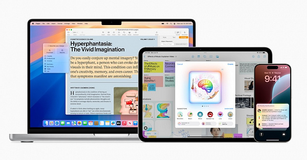 Представлена нейросеть Apple Intelligence. Она встроена в iOS 18, iPadOS 18 и macOS 15 и перевернет всё