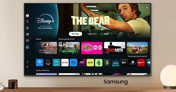 Samsung выпустила оболочку One UI для телевизоров