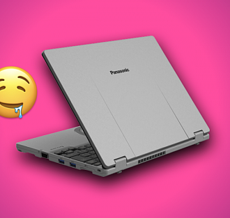 Взгляните на дикий ретро-ноутбук от Panasonic: круглый тачпад, две симки и автономность как у Apple