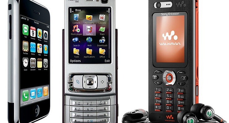 Самые популярные мобильные телефоны за последние 20 лет (21 фото)